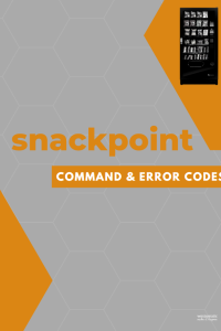 Westomatic Vending Services Snackpoint Command and Error Codes