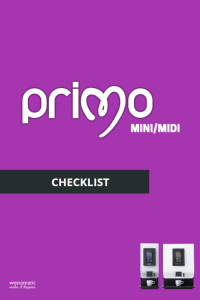 Westomatic Vending Services Primo Mini-Midi Checklist